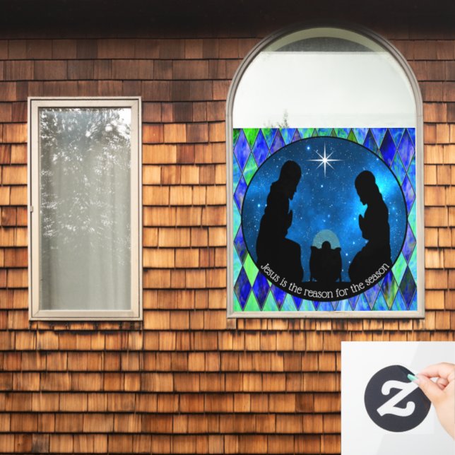 Vinilos Para Cristales Nativity Window Cling (Ventana de inicio)