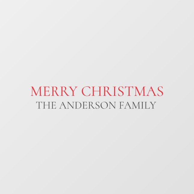 Vinilos Para Cristales Navidad con los rojos (Hoja)