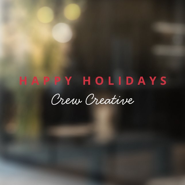 Vinilos Para Cristales Navidad Empresarial | Felices Fiestas Corporativas (Subido por el creador)