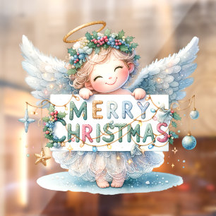 Vinilos Para Cristales Navidades Angel Window Cling
