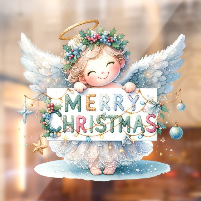 Vinilos Para Cristales Navidades Angel Window Cling (Hoja 2)