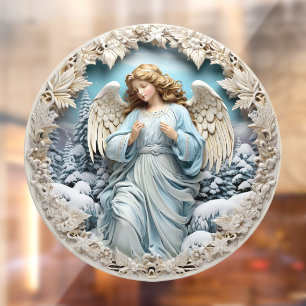 Vinilos Para Cristales Navidades Angel Window Cling