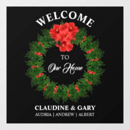 Vinilos Para Cristales Navidades Bienvenidos A Nuestros Clases De Ventana