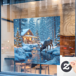 Vinilos Para Cristales Navidades Cabina Ventana Cling