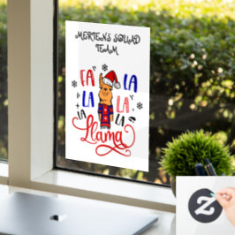 Vinilos Para Cristales Navidades Canción Llama Hogar nombre escaparate Vi