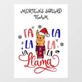 Vinilos Para Cristales Navidades Canción Llama Hogar nombre escaparate Vi