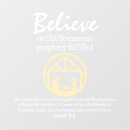 Vinilos Para Cristales Navidades creen que la profecía de la Natividad