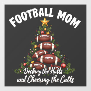Vinilos Para Cristales Navidades De Fútbol: Mamá Decorando Los Salones