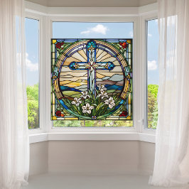 Vinilos Para Cristales Navidades de imitación de vidrio templado de gran