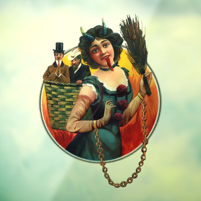 Vinilos Para Cristales Navidades de Krampus en Windows (Hoja 3)