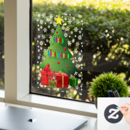 Vinilos Para Cristales Navidades de la tienda principal de árbol de nieve