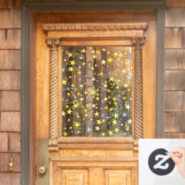 Vinilos Para Cristales Navidades de las cutas estrellas y decorativa vísp