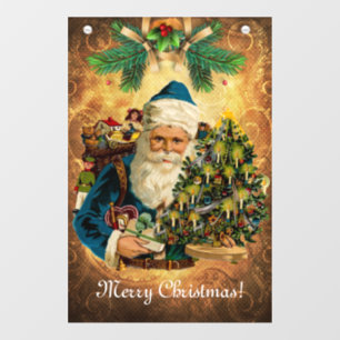 Vinilos Para Cristales Navidades de San Nicolás (Santa Claus) 