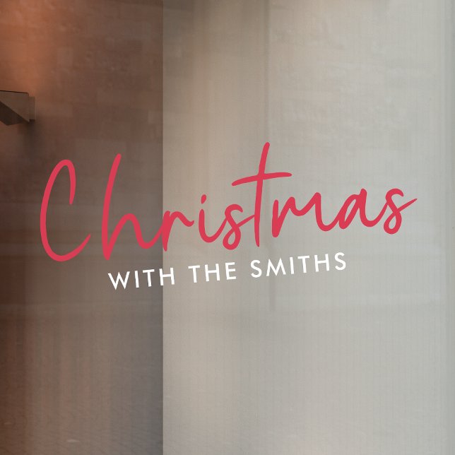 Vinilos Para Cristales Navidades familiares | Nombre de la familia Minima (Subido por el creador)