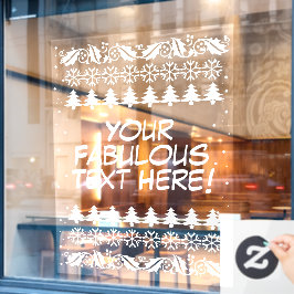 Vinilos Para Cristales Navidades feos sudadera Personalizado texto decora