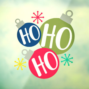 Vinilos Para Cristales Navidades festivos Ho Ho Ho Ho Xmas Matanza famili