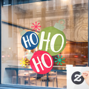 Vinilos Para Cristales Navidades festivos Ho Ho Ho Ho Xmas Matanza famili