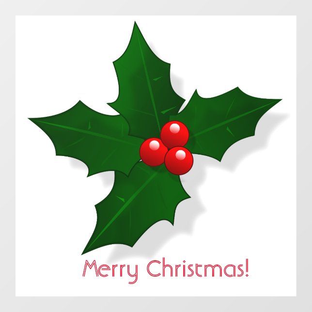 Vinilos Para Cristales Navidades Mistletoe (Hoja)