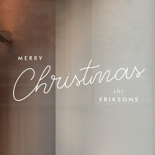 Vinilos Para Cristales Navidades modernos de moda   Elegante manuscrito
