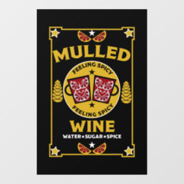 Vinilos Para Cristales Navidades mulled Red Wine