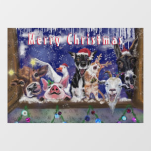 Vinilos Para Cristales Navidades organizan divertida celebración animal