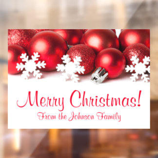 Vinilos Para Cristales Navidades personalizados Banner Ornamentos de árbo