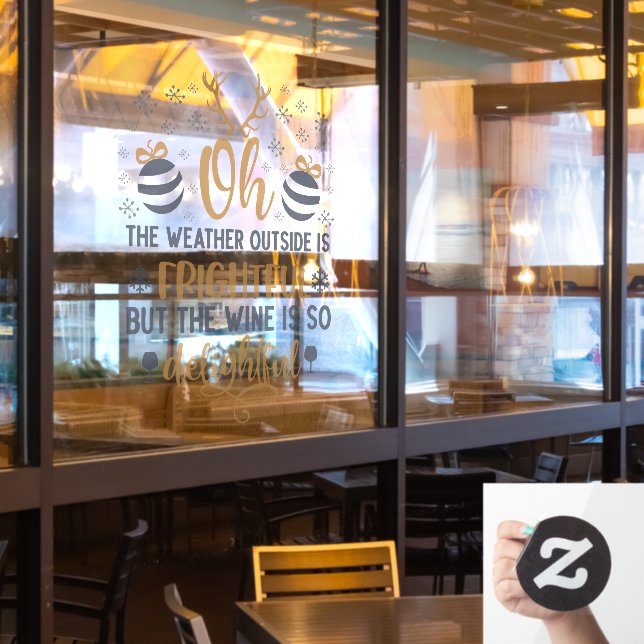 Vinilos Para Cristales Navidades Temporada Word Art (ventana del restaurante)
