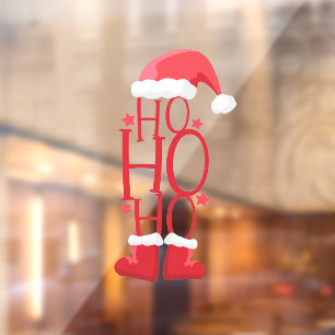 Vinilos Para Cristales Navidades Temporada Word Art Ho Ho