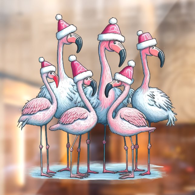 Vinilos Para Cristales Navidades tropicales - Ventana - Cling (Hoja 2)