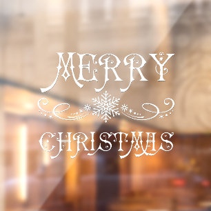 Vinilos Para Cristales Navidades victorianos elegantes y de época