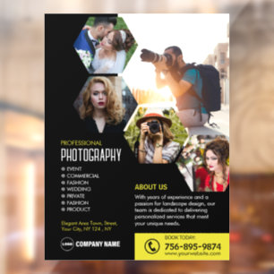 Vinilos Para Cristales Negocio de Fotografía Personalizado