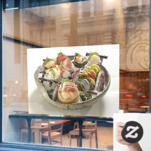Vinilos Para Cristales Negocio de Restaurante de Mariscos Japonés
