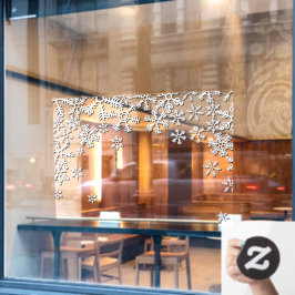 Vinilos Para Cristales Negocio de Tienda de acento de copos de nieve de i