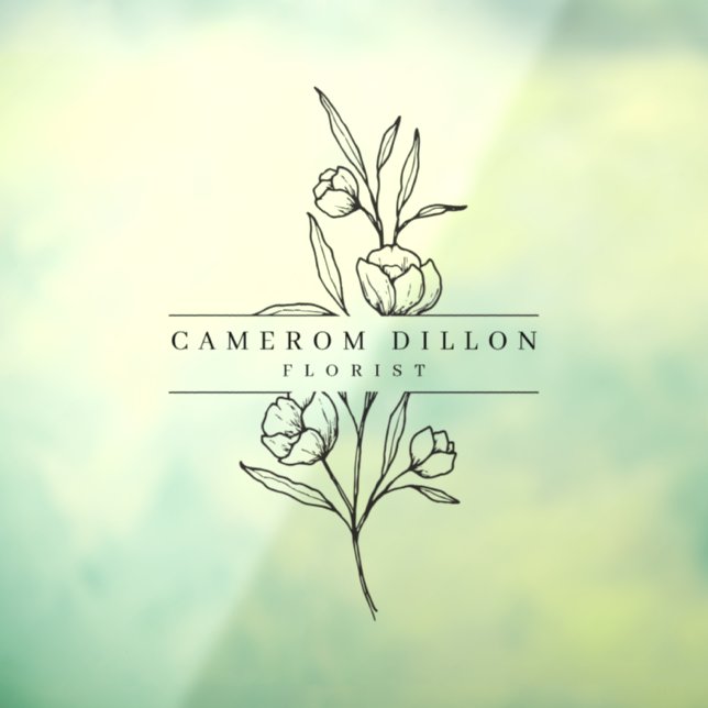 Vinilos Para Cristales Negocio Hand Drake Florist (Hoja 3)