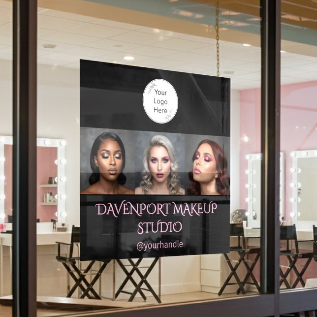 Vinilos Para Cristales Negro Atractivo y Rosa Desmayado 3 Fotos (Subido por el creador)