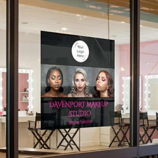 Vinilos Para Cristales Negro Atrevido y Rosa Fuerte 3 Fotos (Subido por el creador)