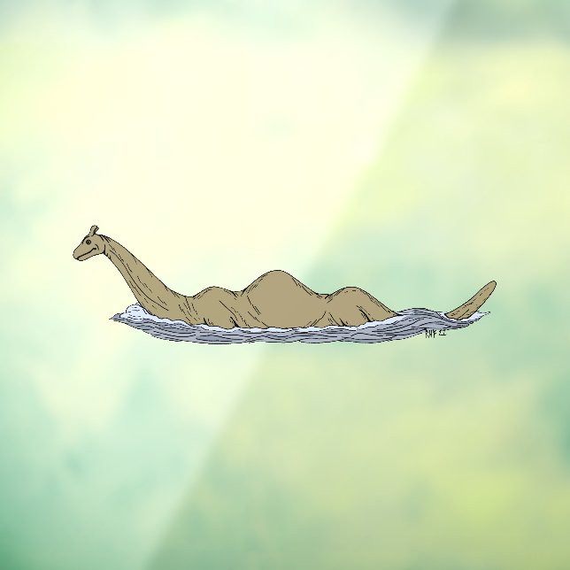 Vinilos Para Cristales Nessie the Loch Ness Monster (Hoja 3)