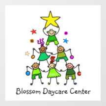 Niños de árbol de Navidad personalizados