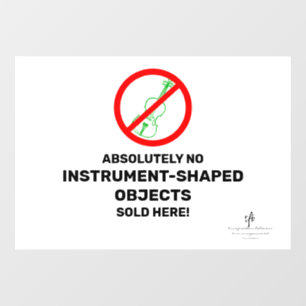 Vinilos Para Cristales No Green Violins Local Music Store