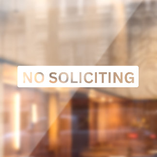 Vinilos Para Cristales No se solicitaba una declaración de escaparate