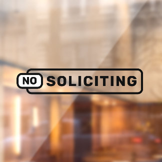 Vinilos Para Cristales No Solicitando Tienda Negocio Comercio