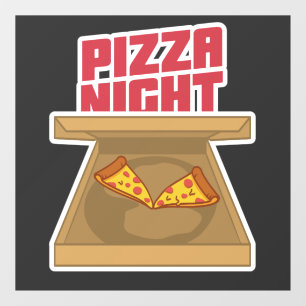 Vinilos Para Cristales Noche de Pizza