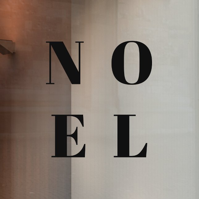 Vinilos Para Cristales Noel | Modernos Navidades elegantes de moda negra (Subido por el creador)
