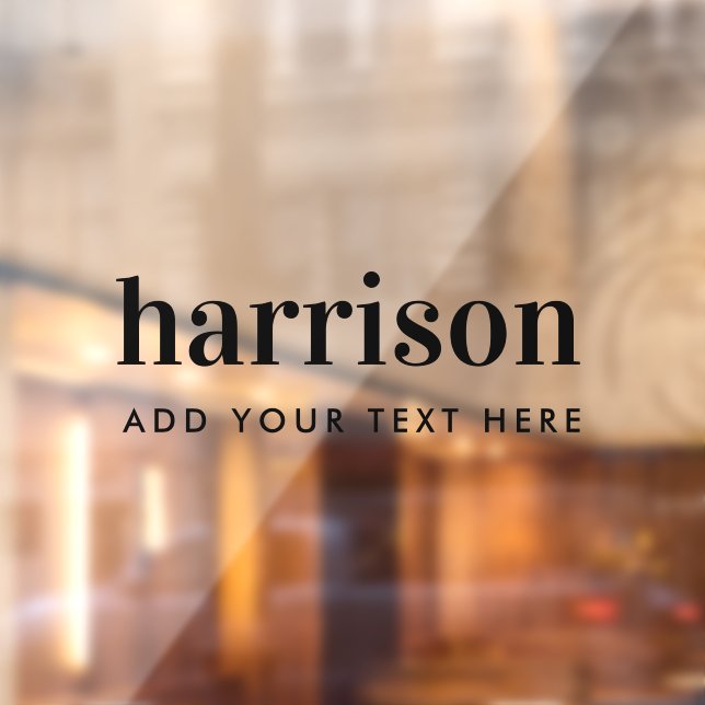 Vinilos Para Cristales Nombre comercial Minimal moderno (Hoja 2)