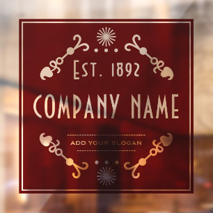 Vinilos Para Cristales Nombre de empresa establecida, decorativo