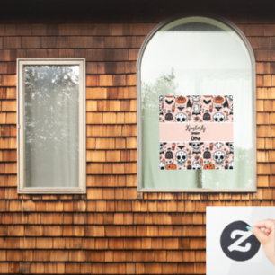 Vinilos Para Cristales Nombre de la familia de Personalizados rosados de 