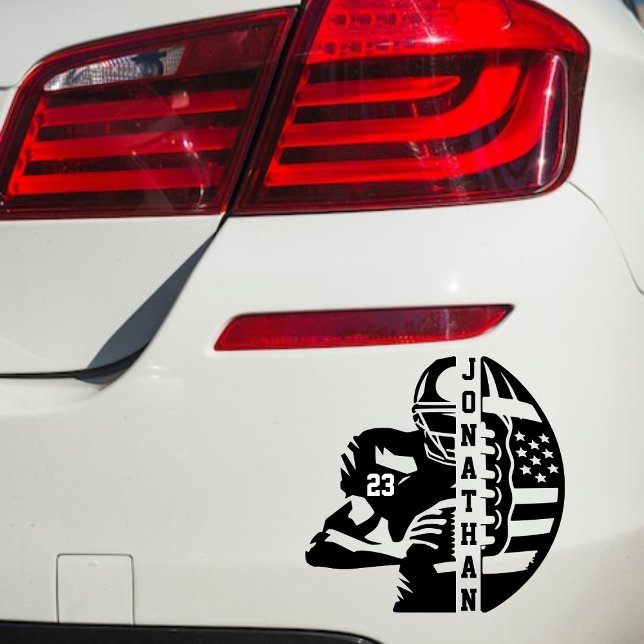 Vinilos Para Cristales Nombre y número personalizados Decal de fútbol (Subido por el creador)