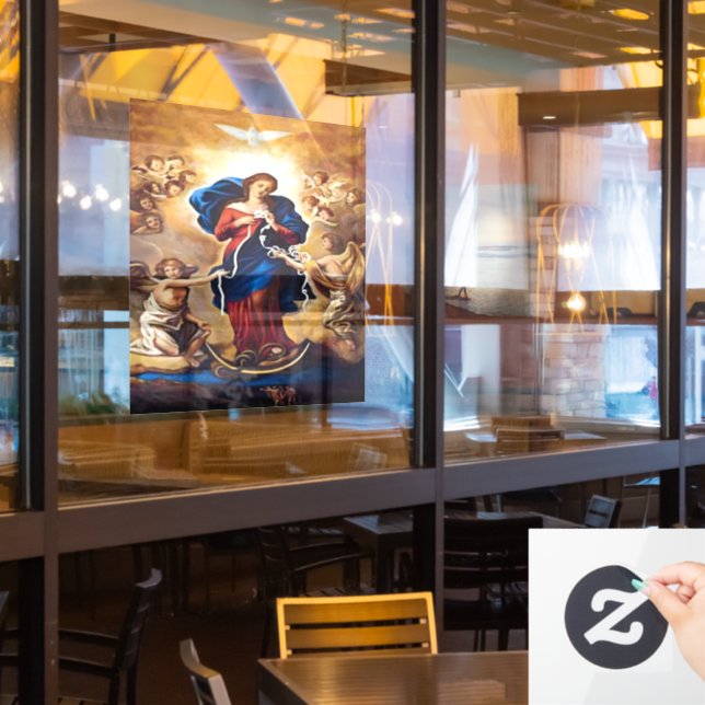 Vinilos Para Cristales Nuestra dama de los nudos (ventana del restaurante)
