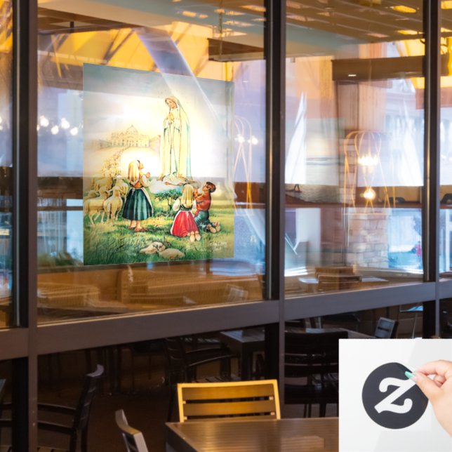 Vinilos Para Cristales Nuestra Señora de Fátima 1917 (ventana del restaurante)