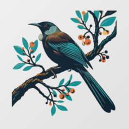 Vinilos Para Cristales Nueva Zelanda Tui Window Cling Decal